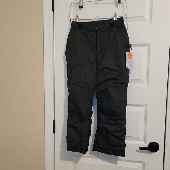 Boys or Girls Black Snow Pants Size M NWT Cat & Jack - Picture 1 of 5